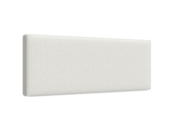 Cabecero Pared Tapizado 160x10x60cm Blanco Crema