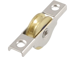 Disco Para Ventana Abatible Con Doble Rodamiento Y Rueda De Rodillo Simple De 22 Mm