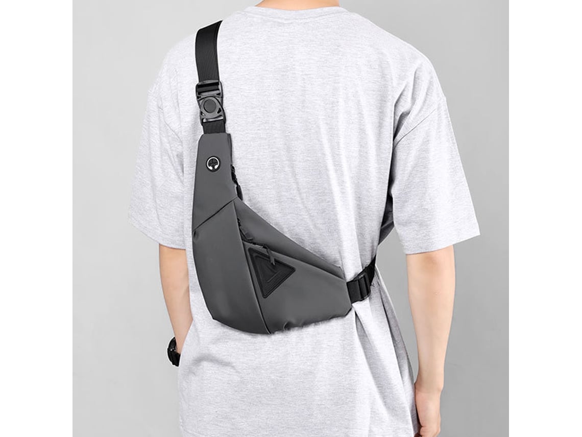 Mochila de pecho para hombre, bolso de pecho de gran capacidad de