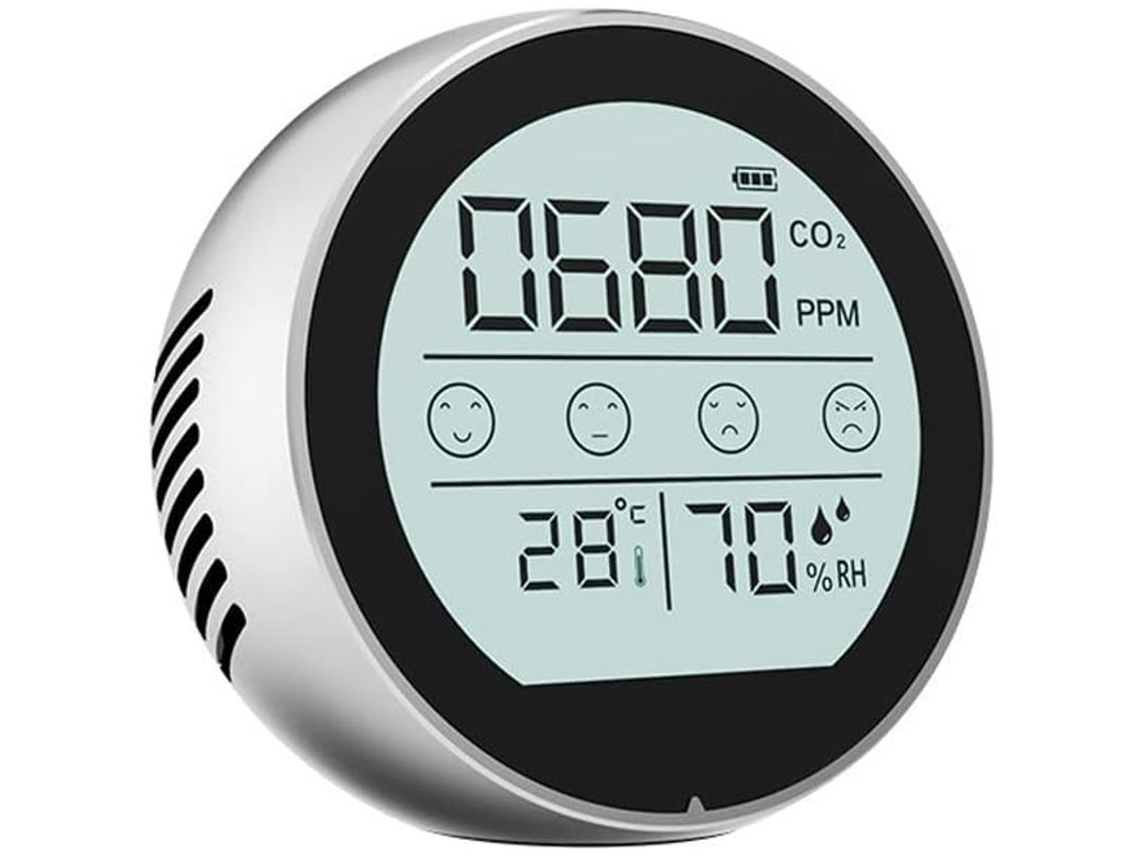 Medición De Co2, Humedad Y Temperatura: Herramienta De Detección Multiusos De Alta Precisión Para El Hogar Y La Oficina.