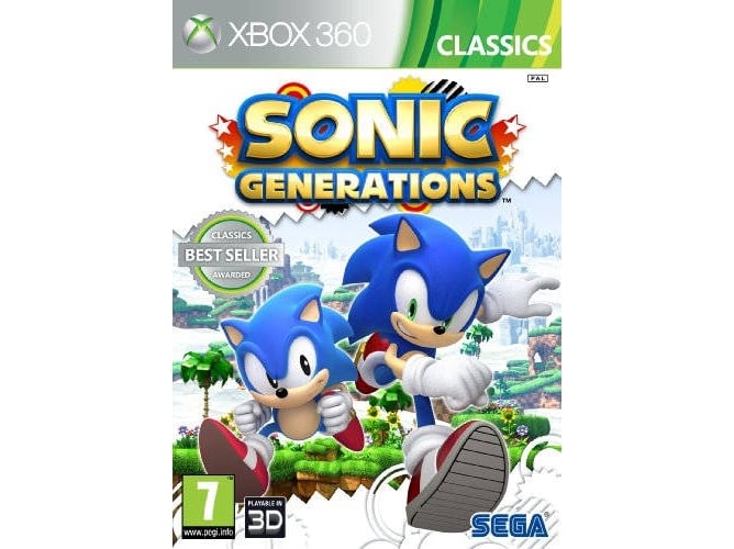 Juego Xbox 360 Sonic Generations Classics 