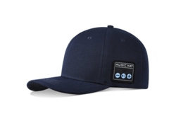 Gorra con Bluetooth Audio Altavoces binaurales Bluetooth inalámbrico externo Sombrero para el sol Yx2-Azul marino