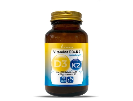 Vitamina D3K2 60 Cápsulas Vegetales PLAMECA