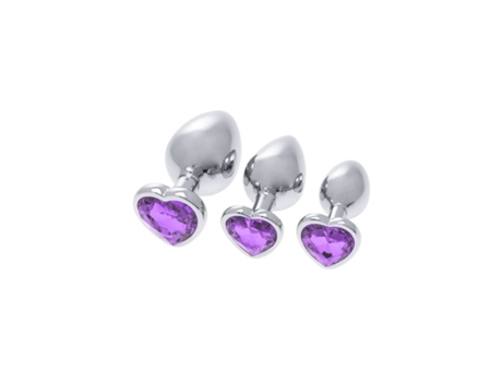 Plug Anal S PLEASURES Plateado Lila