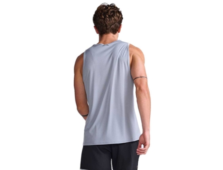 Camiseta sin Mangas de Hombre para Running 2XU Aero Morado (2XL)