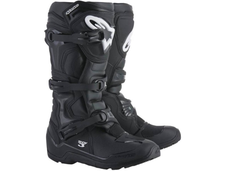 Botas Unisex ALPINESTARS Tech 3 Enduro Negro para Motociclismo (EU 47)