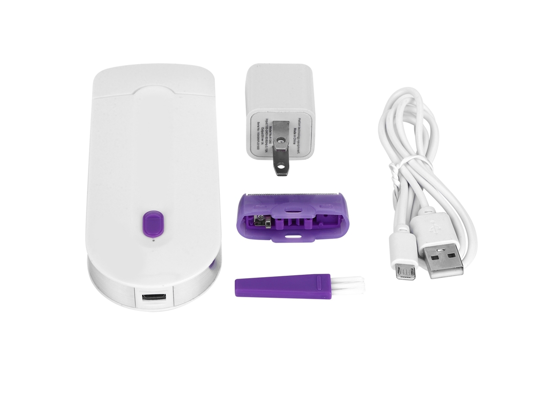 Depiladora eléctrica 2 en 1 para mujer, resistente al agua, indolora, 110-240 V