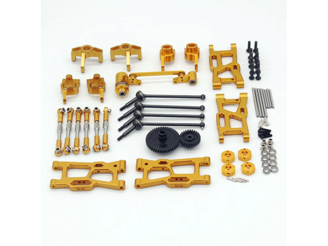 7wltoys 144001 144010 124017 124019 124018 Upgraded Metal Parts Set Rc Car Parts