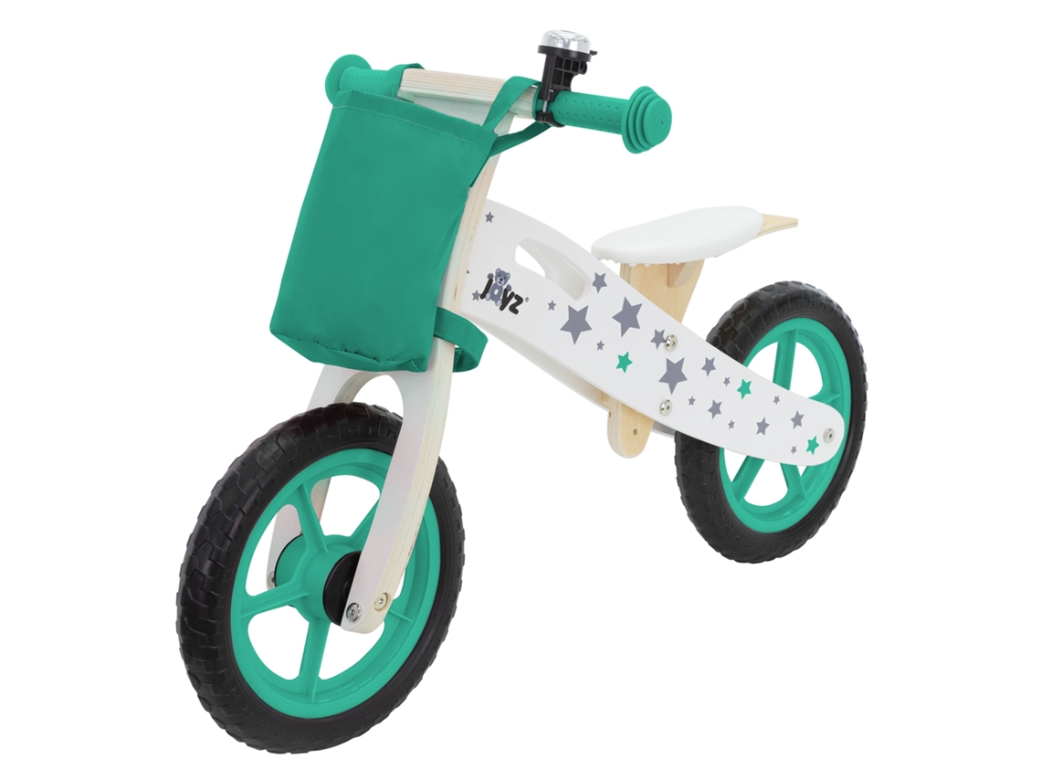 Rueda De Correr Para Niños A Partir De 2 Años 85X54 Cm Verde Madera JOYZ