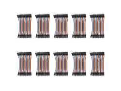 2026-cable Puente Macho-macho 10 Piezas 2.54mm 10cm Componentes Electrónicos Jump Wire