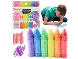 Juego de 6 tizas de neón para aceras B.active