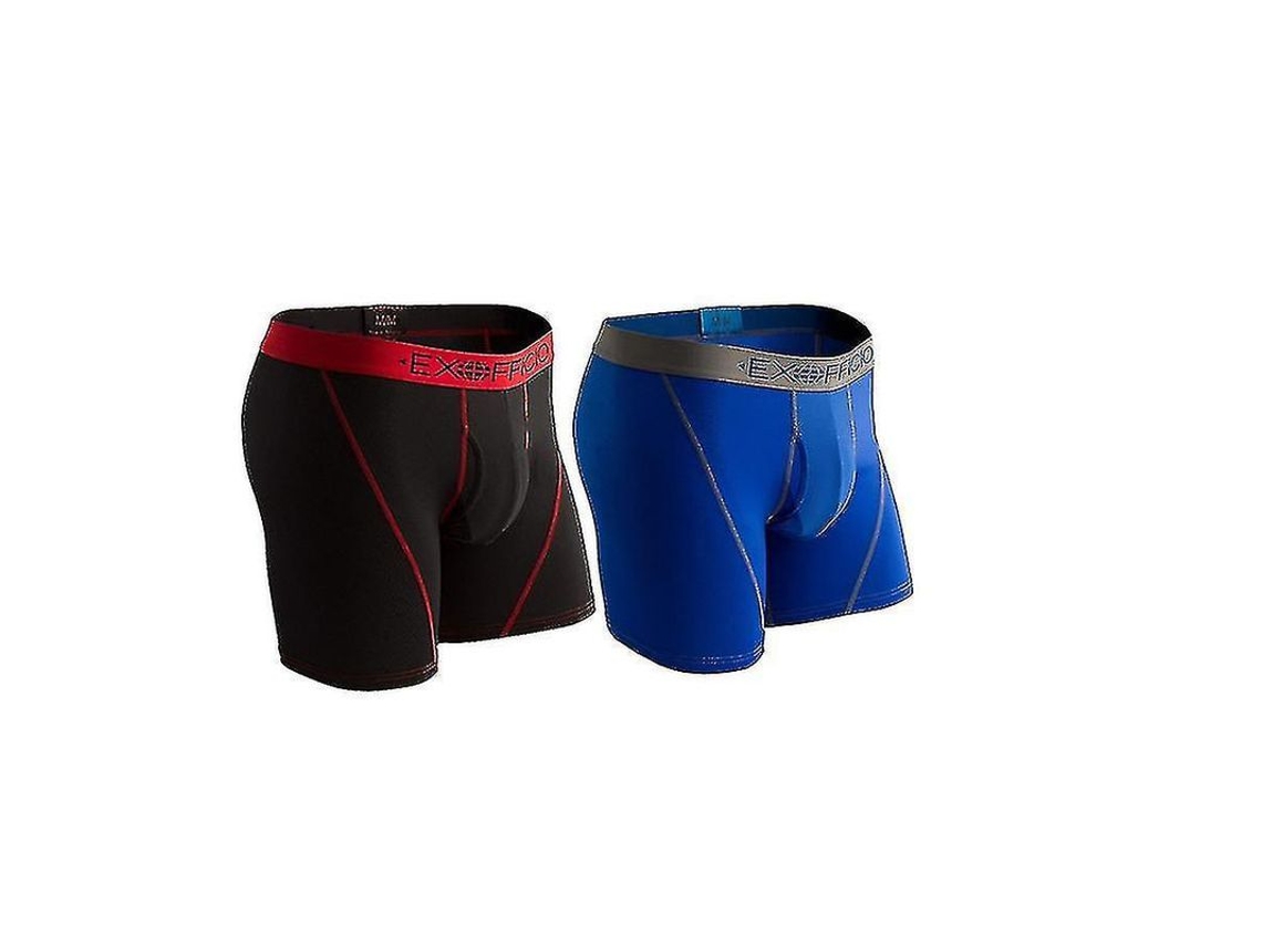 Paquete De 2 Calzoncillos Deportivos De Malla Para Hombre Exofficio, 6 Pulgadas, Tallas Estadounidenses.