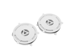 1 Par De Adaptadores Profesionales Nab Hub Con Anillo De Goma Para Rollo De Cinta Revox Akai