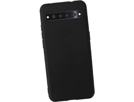 Carcasa TCL 10 Pro PHONECARE Silicona Líquida Negro
