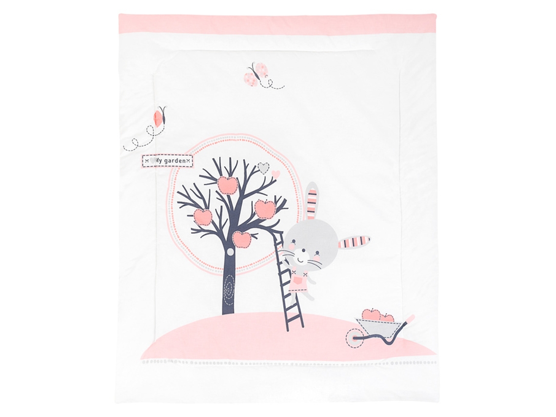 Manta Algodon 90X110Cm Conejito Rosa KIKKABOO