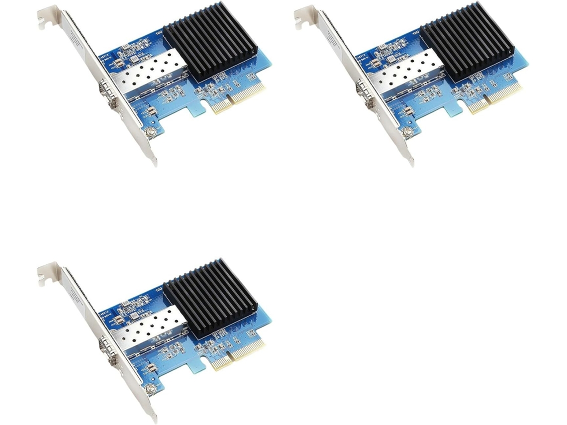Tarjeta De Red Pci-e 3.0 Ethernet 3x 10g Con 4 Puertos Rj45 Y Chip Gigabit Express Rtl8127 Para Pc