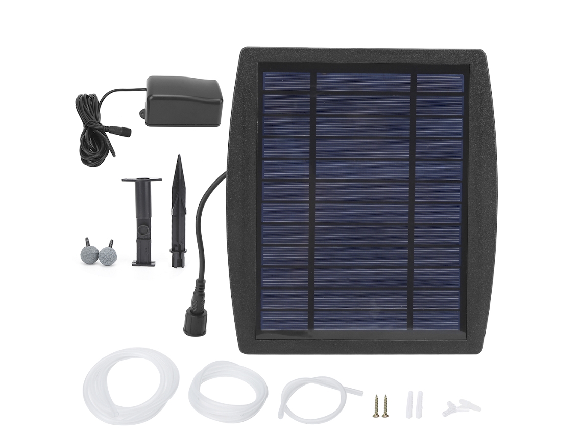 Minibomba de agua solar de 6 V y 2,5 W, con panel solar, ideal para fuentes, acuarios, jardines y decoración paisajística.