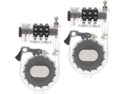 Candado Antirrobo Reutilizable De 2 Piezas Para Bicicleta Y Patineta