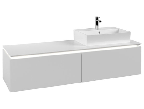 Villeroy &amp Boch Legato Vanity unit B674 1600x380x500mm lavabo a la derecha iluminación LED