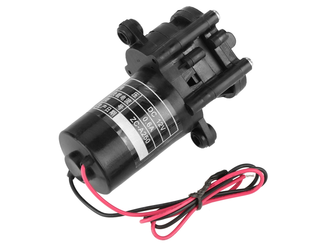 Bomba de agua de 12 V CC ZC-A250 autocebante, resistente a la corrosión, con engranajes pequeños, ideal para aplicaciones domésticas y comerciales.