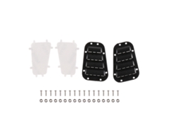 El Kit Incluye Cubierta De Parrilla, Bisagras, Manijas De Puerta Y Espejo Retrovisor Para El Coche Teledirigido Traxxas Trx-4 A Escala 1/10.