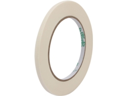 Cinta Universal De Papel Crepé Color Beige, 6 Mm Ancho X 50 Metros