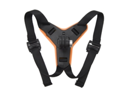 Soporte De Barbilla Para Casco Moto Antideslizante Para Cámara Dji Osmo Action 3 2 Y Teléfonos Móviles Naranja