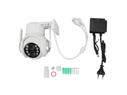 Cámara De Seguridad Inalámbrica Wifi Ptz 355° Visión Nocturna Detección De Movimiento Habla Bidireccional Ip66