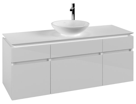 Módulo de lavabo Villeroy &amp Boch Legato B586 1400x550x500mm centrado en el lavabo