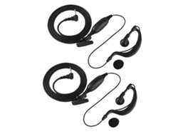 2 Auriculares De Radio Bidireccional Con Conector De 2,5 Mm Y Conector De Un Solo Pin G
