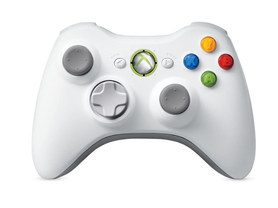 Controlador inalámbrico Controlador de juegos para PC Windows 7,8,10,11 Blanco YIZHOOD
