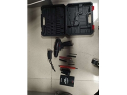 Taladro Eléctrico Inalámbrico Con 2 Velocidades, Par De Torsión De 25+1, Par Ajustable, Luz Led, 16,8 V