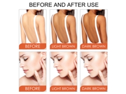 Crema Autobronceadora No Pegajosa Eelhoe 50ml para Bronceado Rápido y Piel Sexy Bronceada Sin Sol