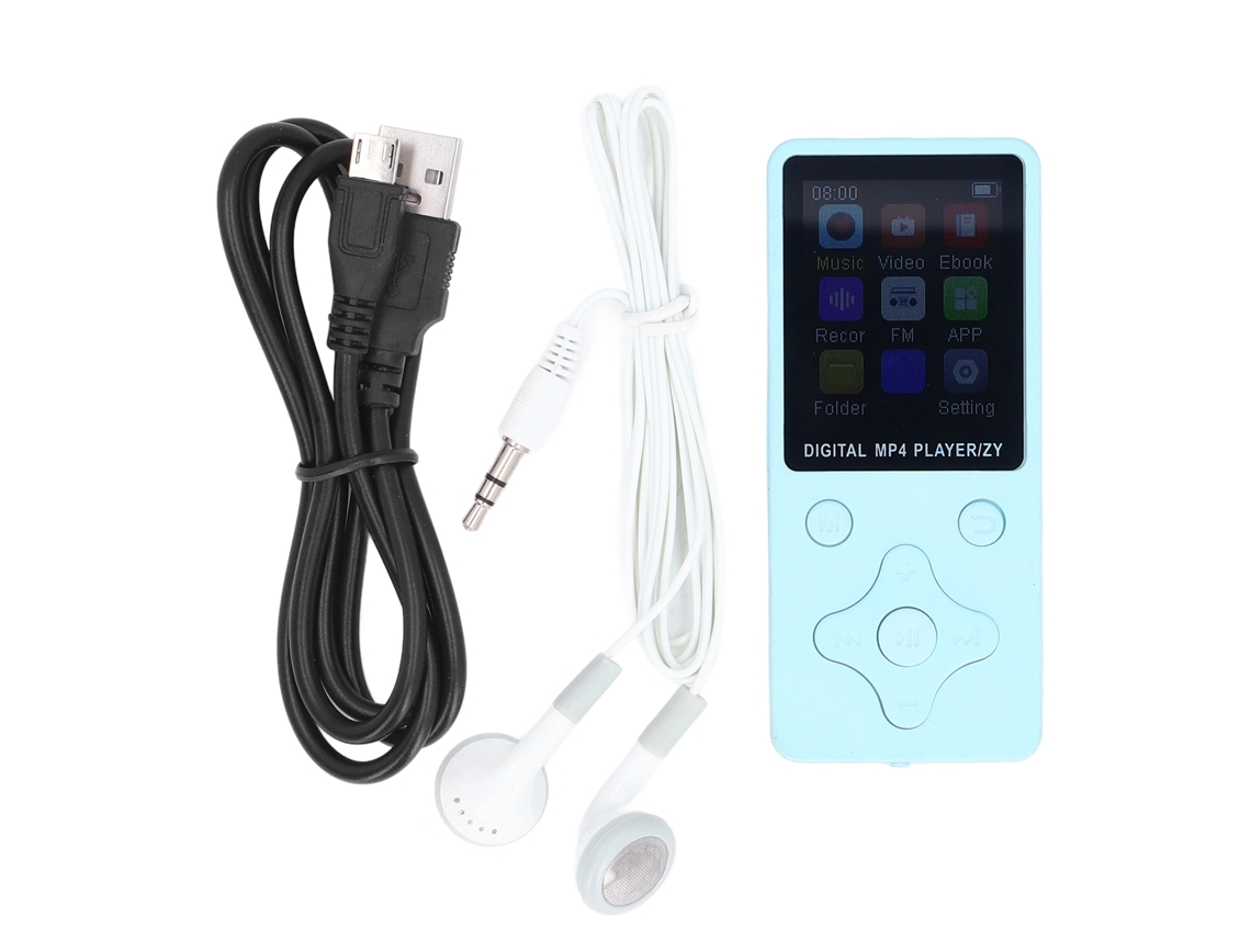 Reproductor Mp3/mp4 64gb De 1.8 Pulgadas, Reproductor De Música Hifi Bluetooth Con Auriculares