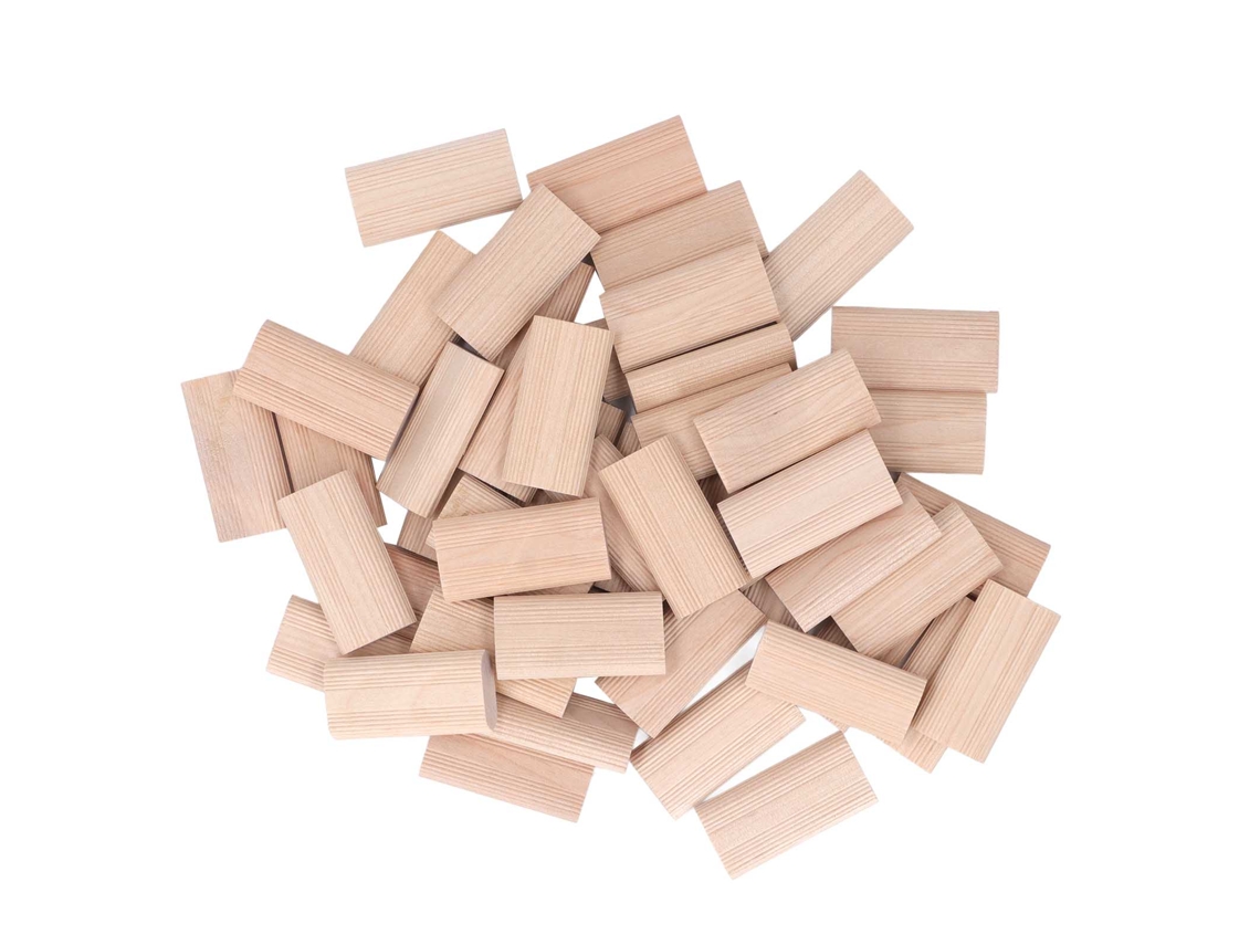 50 Tornillos Para Madera De Haya Para Remaches De Muebles En Carpintería 10x24x50 Mm