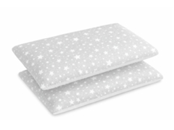 2 X Almohada Juvenil 90x35 - 6 Cm - Viscoelástica. Desenfundable Y Lavable. Ergonómica. Su Primera Almohada