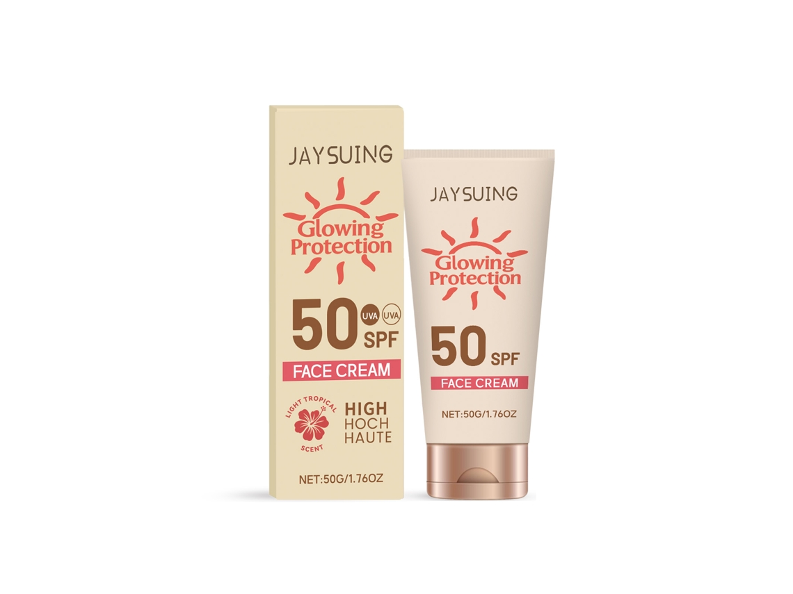 Protector solar facial resistente al agua