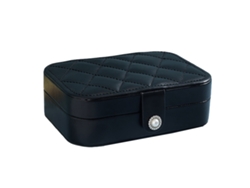 Caja de Organización Joyas Viaje Portátil Negro (17x12x6cm) Kofihety