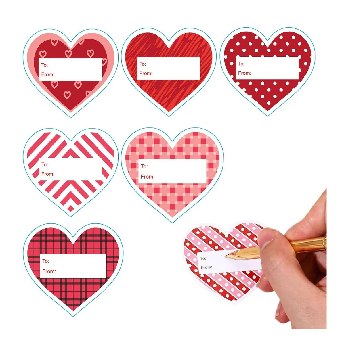 Pegatinas de Feliz Día de San Valentín Pegatinas de San Valentínvayotoy