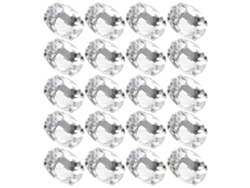 20 Piezas De Diamantes De Imitación Ovalados Con Garras, 18x13 Mm, Brillantes, Para Decoración De Zapatos Y Ropa.