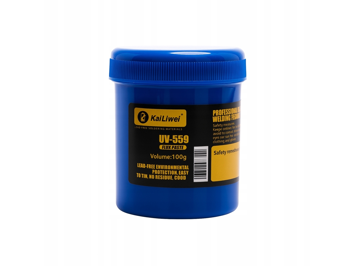 Pasta de soldadura en gel UV-559 – Sin plomo, no requiere limpieza | 100 g | Precisión y seguridad