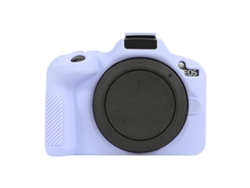 Capa Protetora De Silicone Macio Para Canon Eos R50 Roxo Lilás