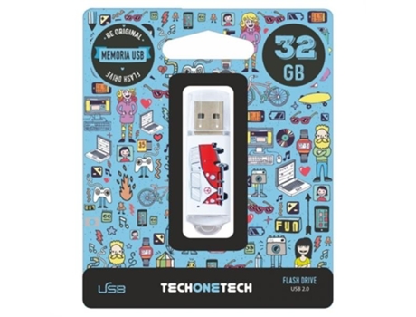 Pen Drive Tech One Tech Camper Van-Van 32 Gb Usb 2.0