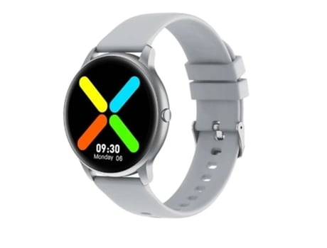 Reloj inteligente podómetro deportivo al aire libre impermeable Ip68 reloj inteligente mujeres hombres para Android Ios para hombres gris AUJEZON