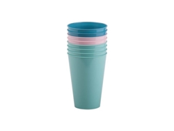 Set 8 Vasos Reutilizables 450ml