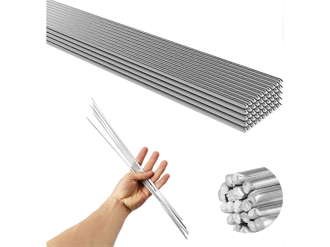 Electrodos De Soldadura De Aluminio 2.0mm 50 Piezas Bajo Temperatura Resistente A La Corrosión 33cm