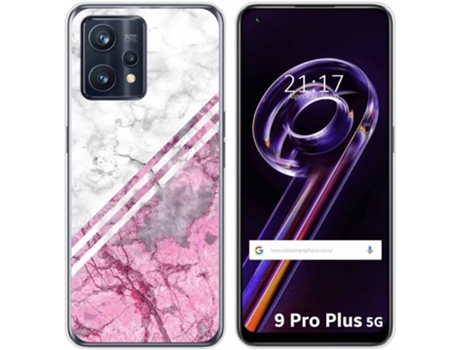 Carcasa para Realme 9 Pro Plus 5G TUMUNDOSMARTPHONE Dibujos Mármol 03 Multicolor
