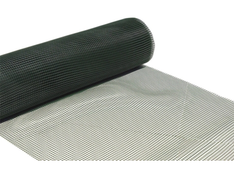 Malla de Jardín COFAN Plastico Cuadrada 10 mm Verde (1 x 25 m)