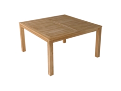 Mesa cuadrada de 140 cm en teca Java Happy Garden