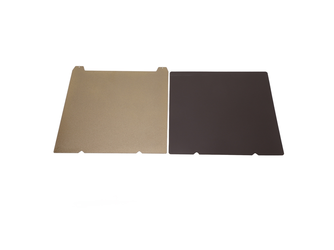 Placa de textura doble PEI, lámina de acero flexible con resorte y base magnética de 235 x 235 mm para cama de impresión 3D Ender 3/5